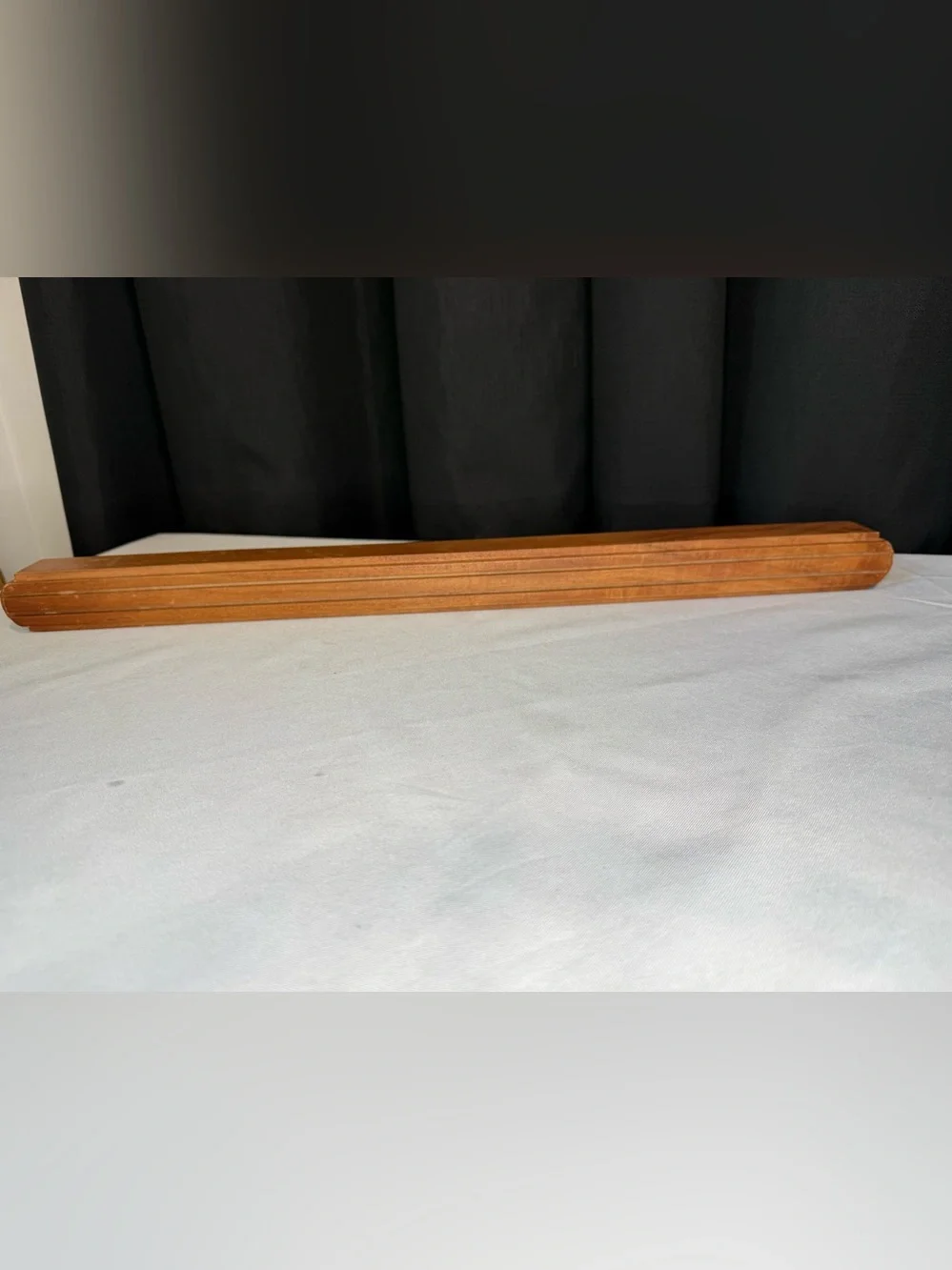 Hearth & Hand Wood Card Display Shelf- Natural Brown